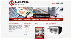 Desktop Screenshot of malhotragraphics.com